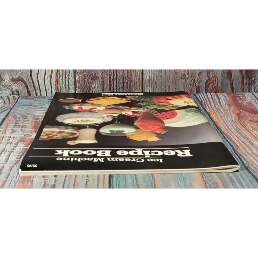 Ice‎ Cream Machine Recipe Book by Montgomery Ward